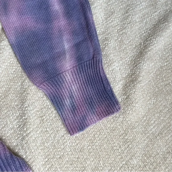 Design History woman tie dye purple white sweater size s - Picture 5 of 13